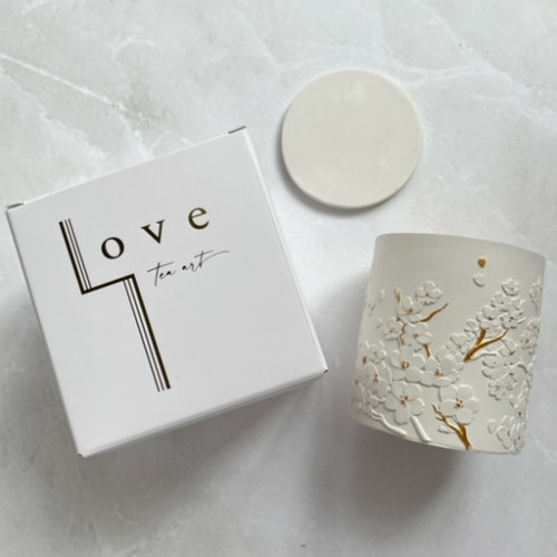 Love Tea Art ароматическая свеча Свеча Яблоневый цвет