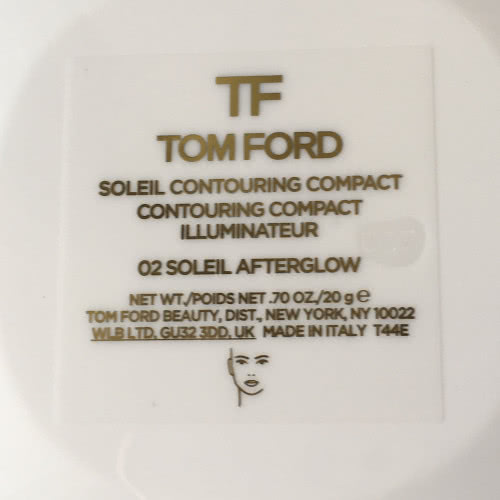 Tom Ford Soleil Contouring Compact Палетка для скульптурирования лица | 02 Afterglow
