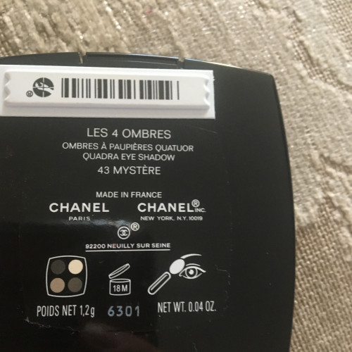 Палетка теней Chanel Mystere.