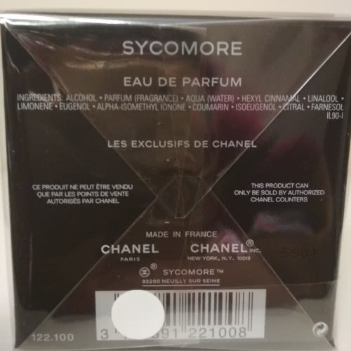 п.в. Sycomore (Chanel)