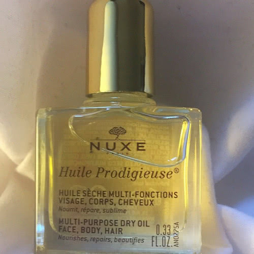 Nuxe Huile prodigieuse сухое масло для лица, тела и волос, миниатюра 10 мл