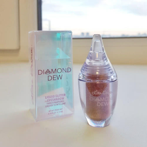 LimeCrime Diamond Dew liquid eyeshadow (в оттенке Rose Goals)