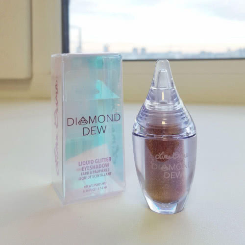 LimeCrime Diamond Dew liquid eyeshadow (в оттенке Rose Goals)