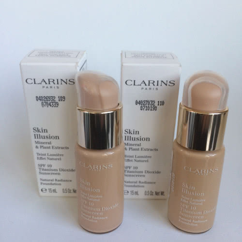 Clarins Skin Illusion Увлажняющий тональный крем, придающий сияние коже SPF 10