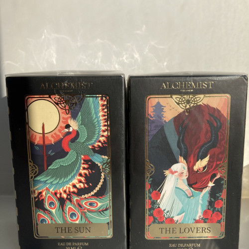 ALCHEMIST Tarot Card "The Sun" и ALCHEMIST Tarot Card "Lovers"