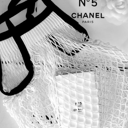 сумка авоська Chanel N5