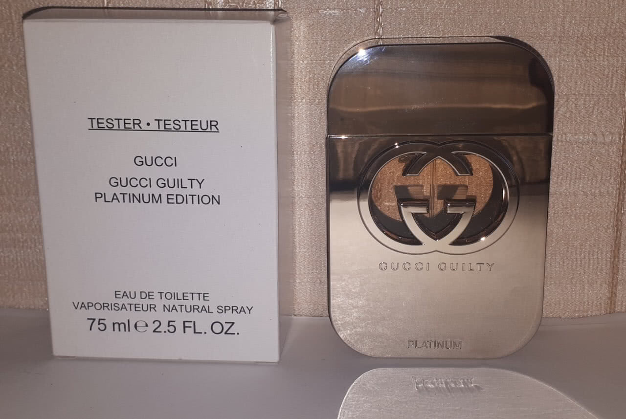 GUCCI Guilty Platinum EDT (75 ml) tester новый, женские!