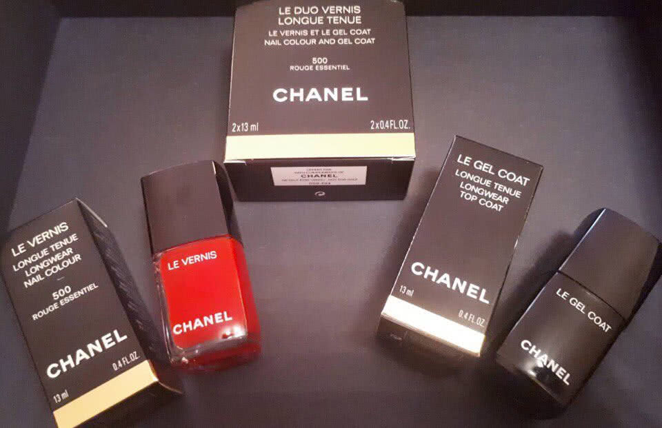 Chanel  LE DUO VERNIS LONGUE TENUE Лак для ногтей и гель-дуэт.