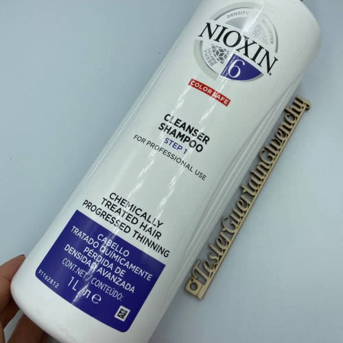 Nioxin Очищающий шампунь Система 6 для химически обработанных истонченных волос  250 мл