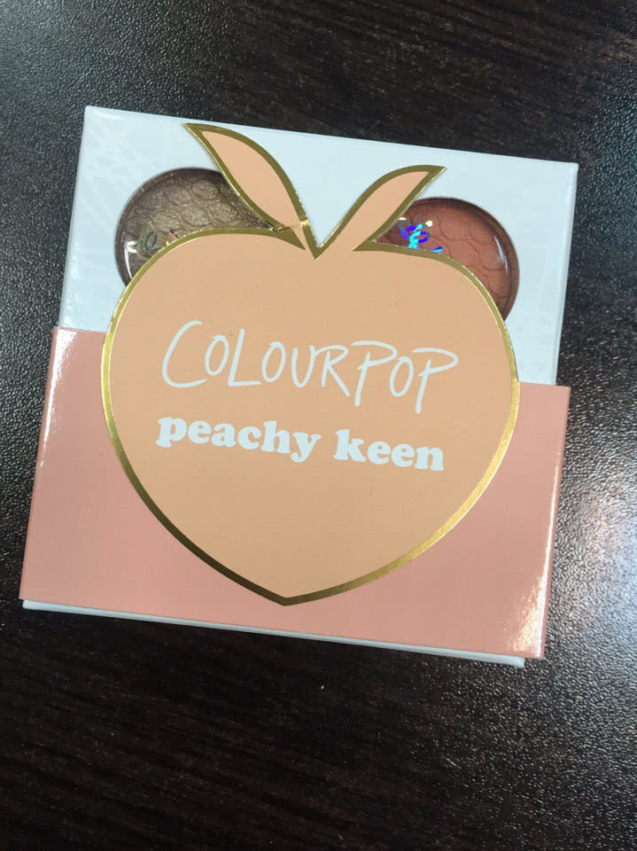РАСПРОДАЖА! Новая Colourpop Peachy Keen набор теней + бесплатная доставка