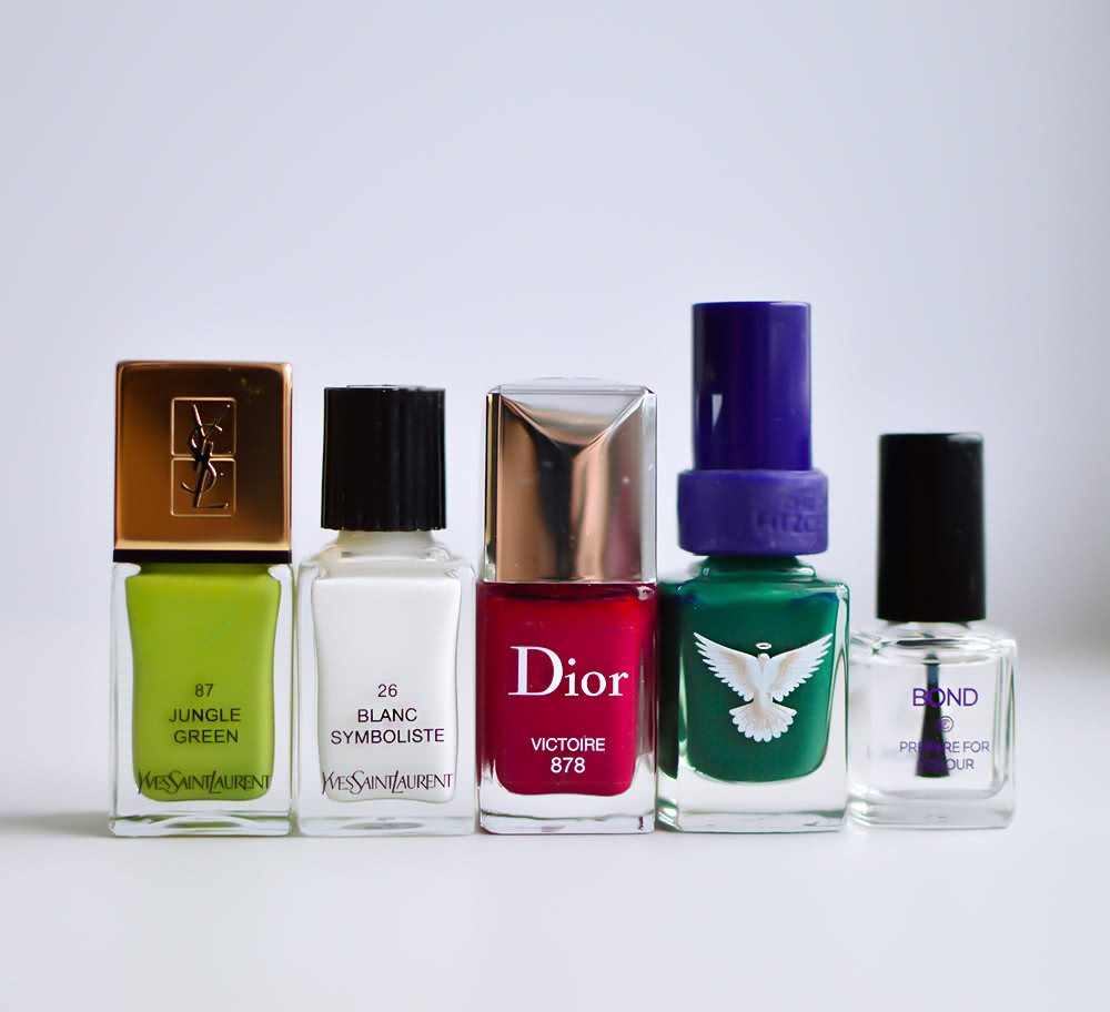 Лаки для ногтей Yves Saint Laurent, Dior, Christina Fitzgerald