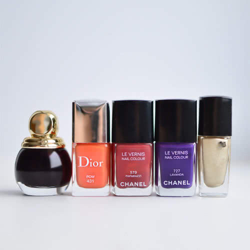 Лак для ногтей Dior, Chanel, Lancome