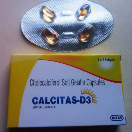 Высококонцентрированный витамин D Calcitas-D3 - месячный курс.