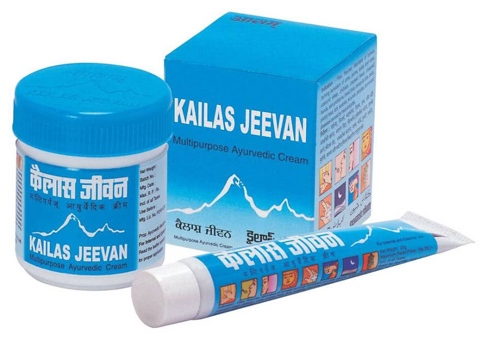 Индийский многофункциональный натуральный крем Kailas Jeevan.