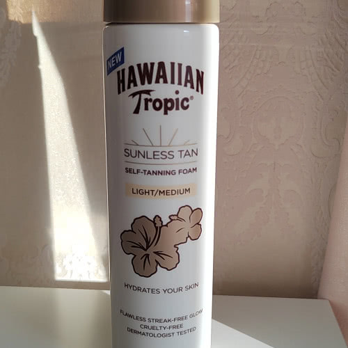 Автозагар Hawaiian Tropic Sunless Tan, self tannig foam 200 ml