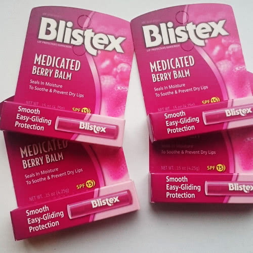 Новые лечебные бальзамы для губ Blistex с SPF15.
