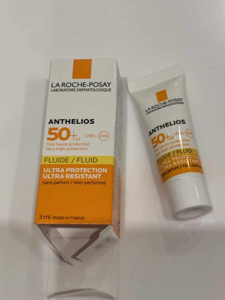 La Roche-Posay Anthelios SPF 50+/PPD 46. Солнцезащитный невидимый флюид для лица