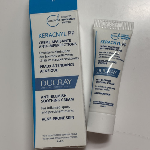 DUCRAY, keracnyl pp, успокаивающий крем против дефектов кожи, склонной к появлению акне