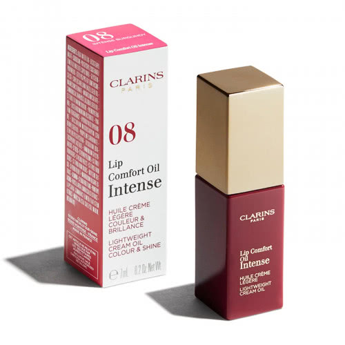 Clarins Lip Сomfort Oil Intense Масло-тинт для губ с кремовой текстурой | 8 burgundy