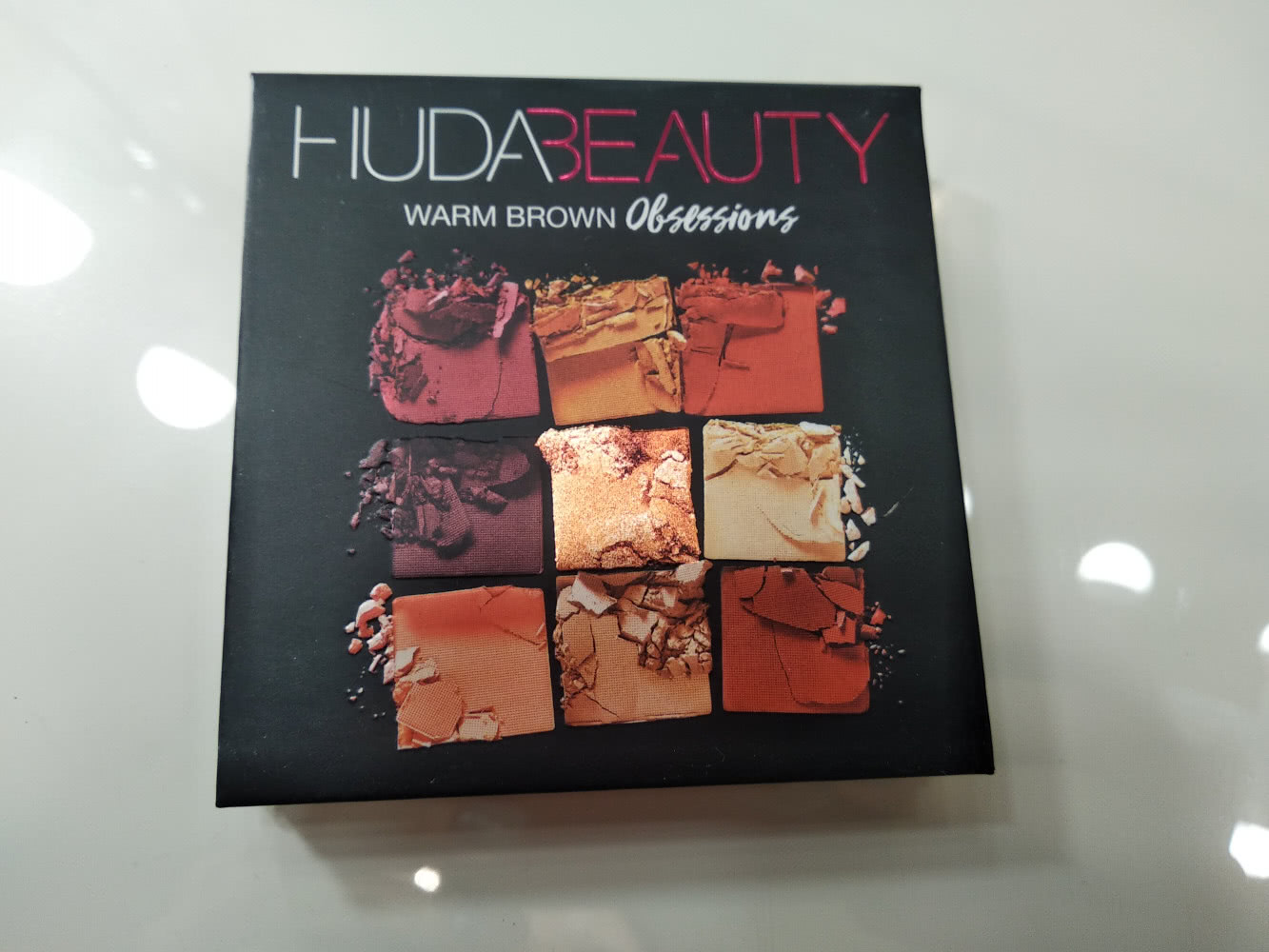 Тени Huda Beauty Warm brown obsessions