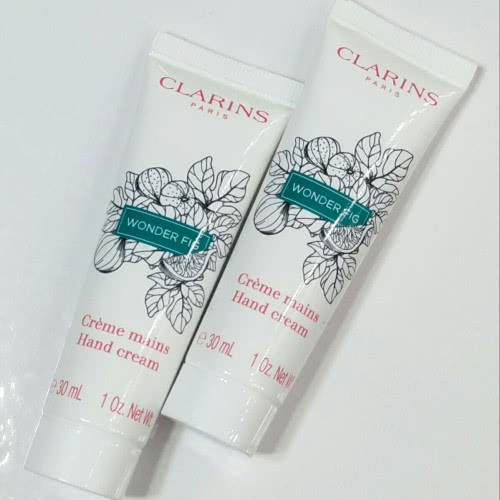 Clarins Mains Hand Cream  Wonder Fig Крем для рук с ароматом листьев инжира.