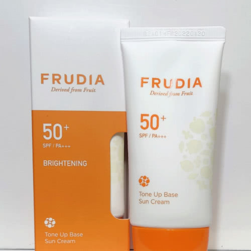 Frudia Солнцезащитная тональная крем-основа SPF50+/PA+++
