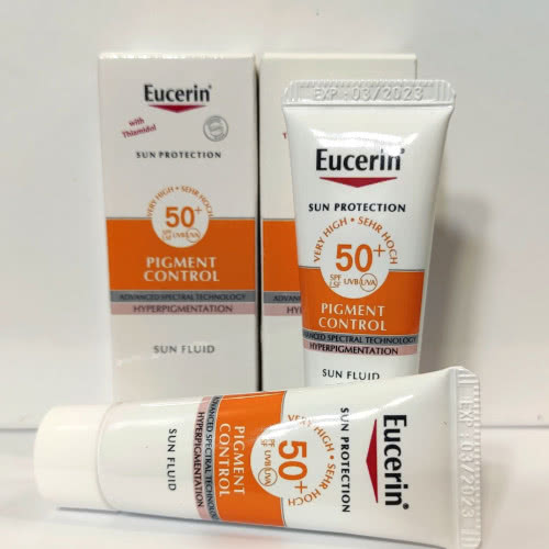 Eucerin, SUN Protection Солнцезащитный флюид против пигментации SPF 50+