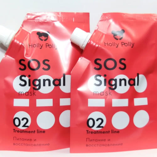 Holly Polly Восстанавливающая экстра-питательная маска для волос SOS Signal