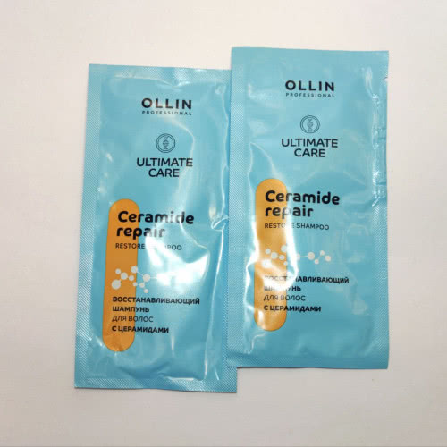 OLLIN PROFESSIONAL Восстанавливающий шампунь ultimate care.