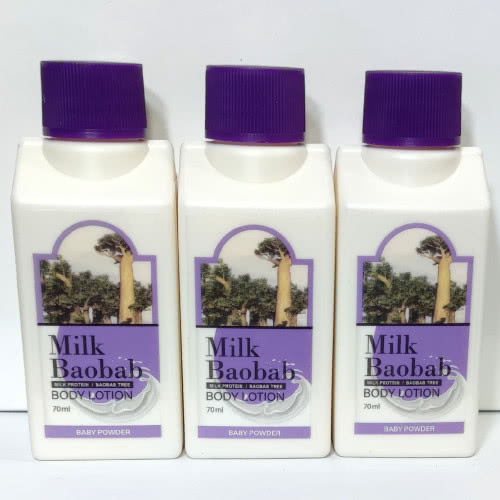 Milk Baobab  Лосьон для тела с ароматом детской присыпки Body Lotion Baby Powder.