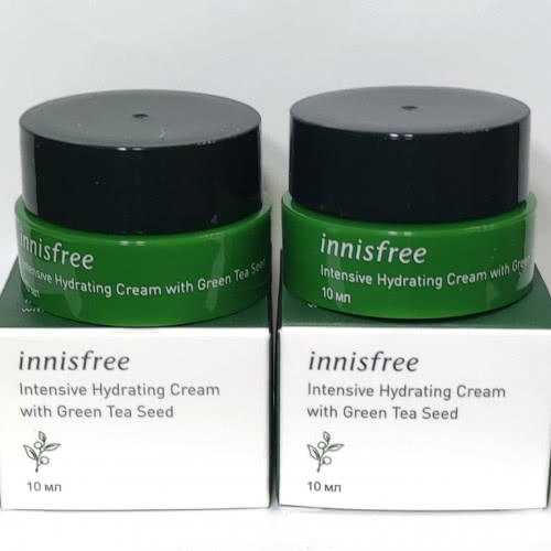 Innisfree Интенсивный увлажняющий крем для лица  на основе семян зеленого чая