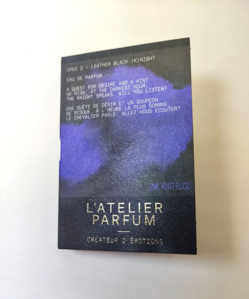 L’Atelier Parfum Opus 2 - LEATHER BLACK (K)NIGHT, edp
