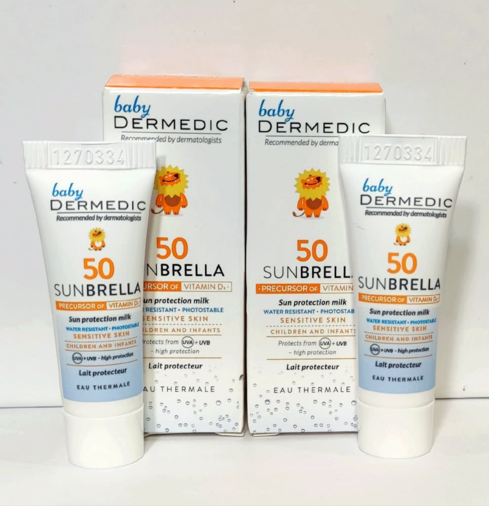 Dermedic Sunbrella Sun Protection Milk SPF 50 Солнцезащитное молочко для детей.