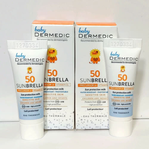 Dermedic Sunbrella Sun Protection Milk SPF 50 Солнцезащитное молочко для детей.