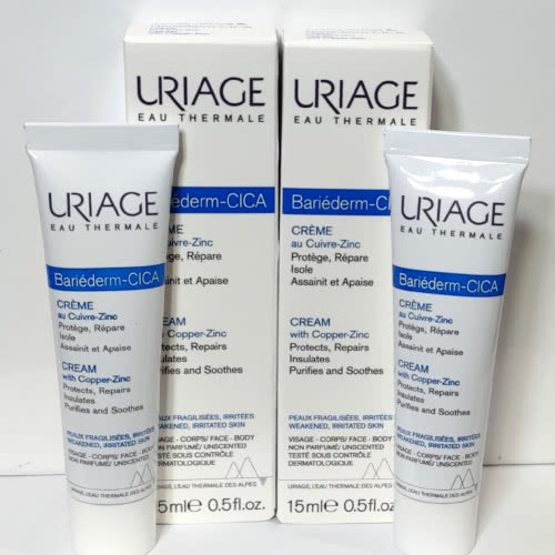 Uriage Bariederm Cica-Cream Восстанавливающий крем с медью и цинком.