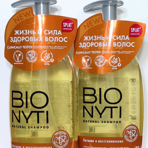 Bionyti by SPLAT Laboratory  Шампунь для волос / Питание и восстановление