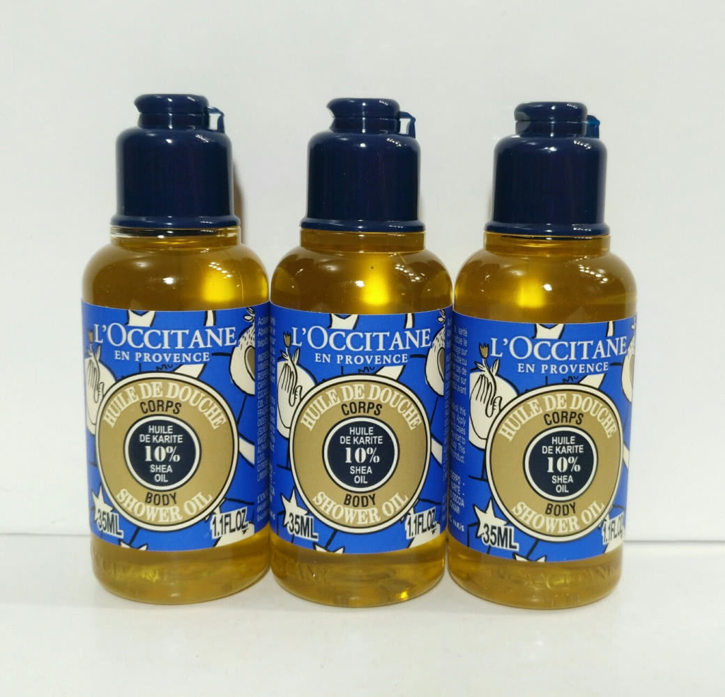 loccitane масло для душа карите коллекция CASTELBAJAC