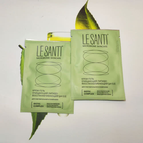 Le Santi Очищающий липидовосстанавливающий крем-гель для лица и тела