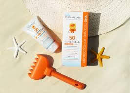 Dermedic, Sunbrella Детский солнцезащитный крем для лица SPF 50 Baby Sun Protection Cream, 50 г