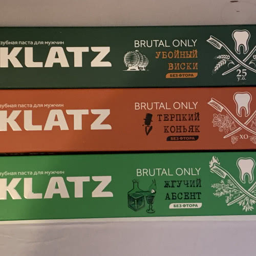 KLATZ / Зубная паста для мужчин BRUTAL ONLY