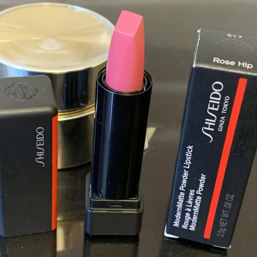 Shiseido ModernMatte Powder Lipstick Матовая губная помада | 517 Rose hip