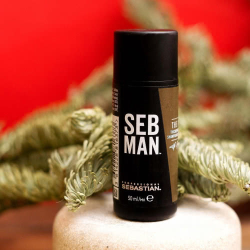 Тревел-сайз Seb Man The Boss Thickening Shampoo Освежающий шампунь для увеличения объема волос