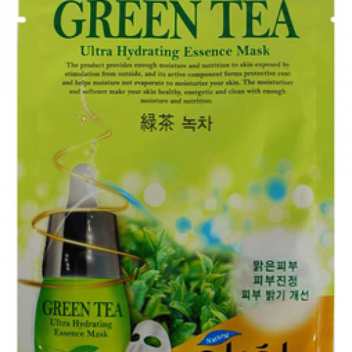 EKEL Тканевая маска для лица с экстрактом зеленого чая Green Tea Ultra Hydrating Essence Mask 25г