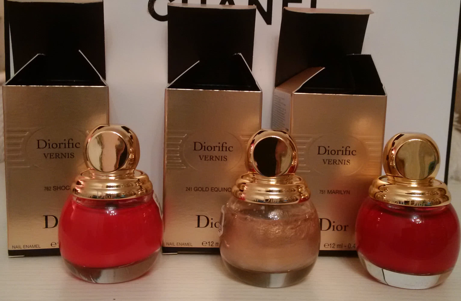 Лаки Dior Рождество Diorific Vernis