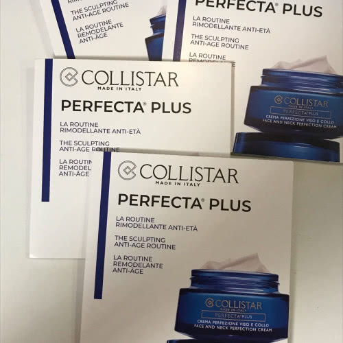 Collistar - Perfecta Plus Набор пробников из 3х штук. Омолаживающая сыворотка + Крем для лица и шеи + Крем под глаза