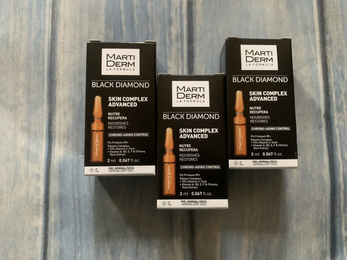 MartiDerm, Black Diamond Skin Complex Advanced, 3 * 2ml