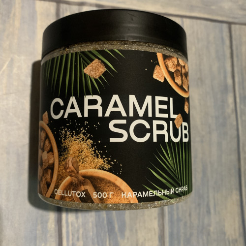 Cellutox, Caramel Body Scrub, 500g