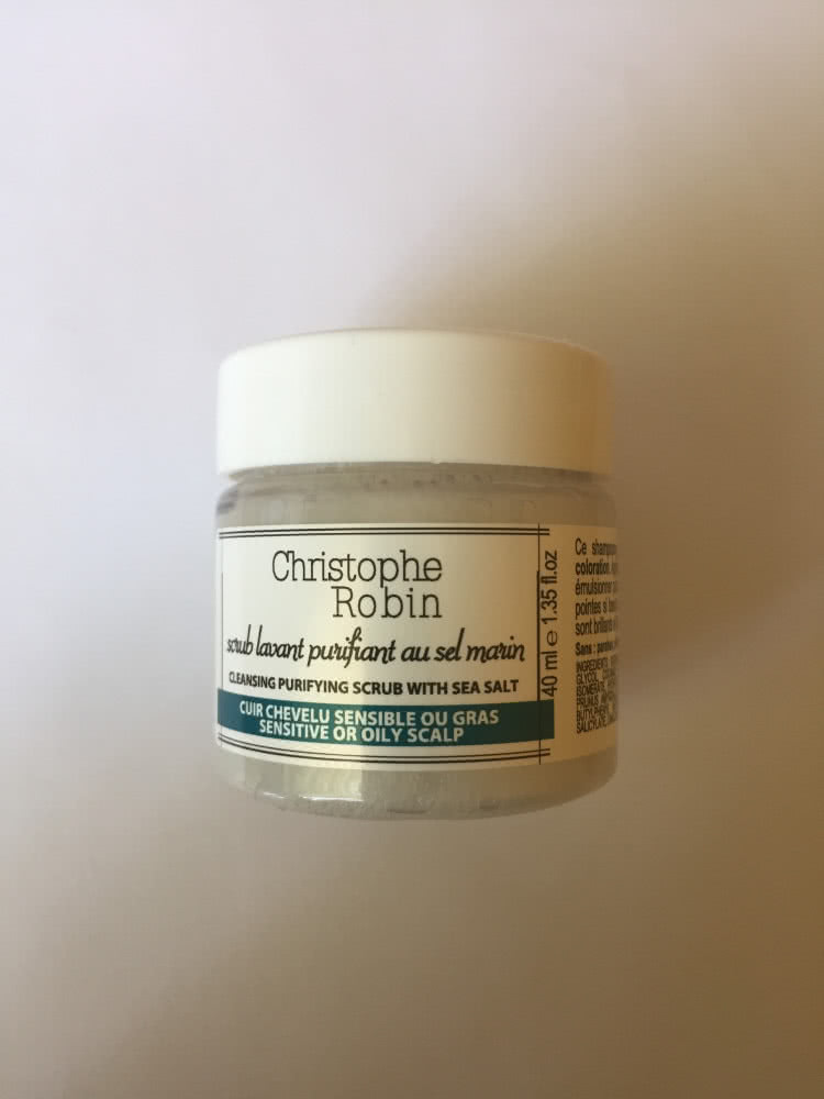 Christophe Robin Cleansing Purifying Scrub with Sea Salt, 40ml