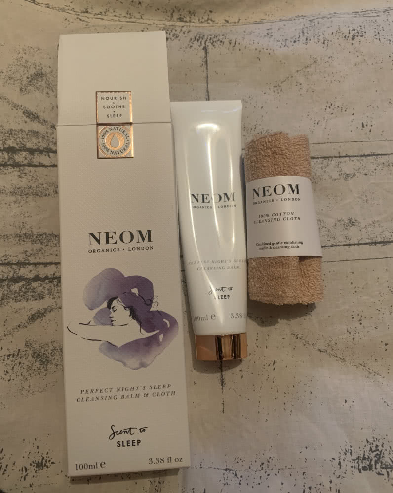 NEOM Perfect Night’s Cleansing Sleep Balm (100ml) & Cloth