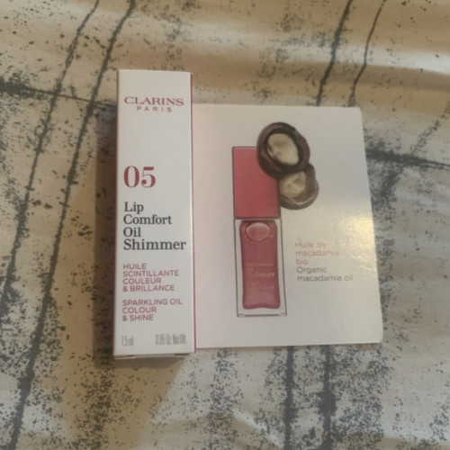 Clarins, Lip Comfort Oil Shimmer, 05 - Pretty In Pink, 1,5мл